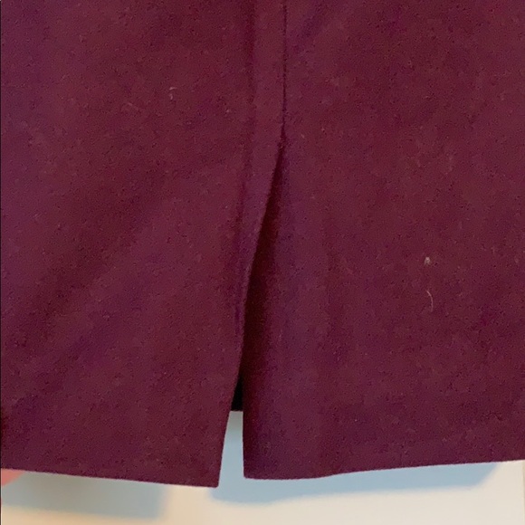 Cranberry Wool blend pencil skirt - Picture 3 of 4